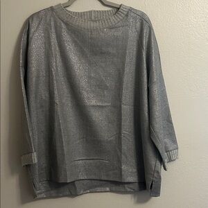 Antonelli Firenze Silver Knit Sweater